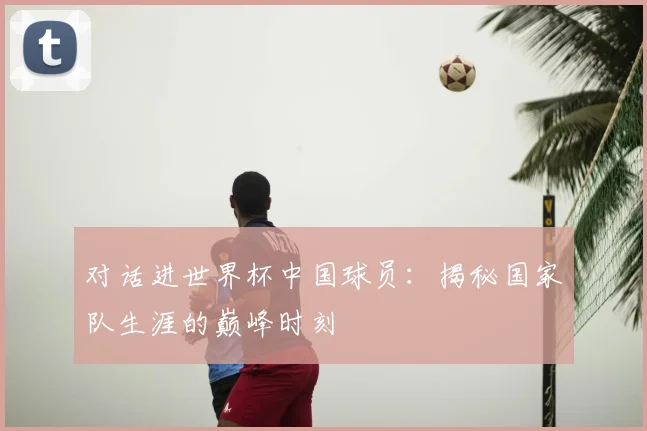 对话进世界杯中国球员：揭秘国家队生涯的巅峰时刻